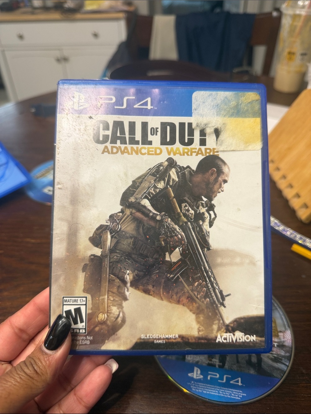 Call of Duty: Advanced Warfare PS4 - White/Gray Cover